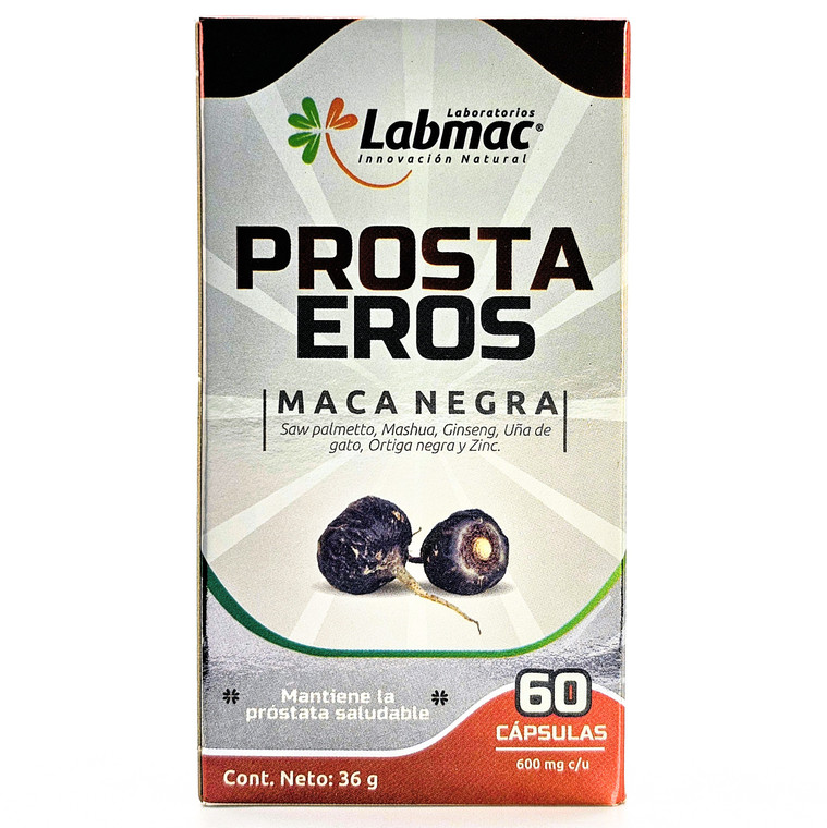 Prosta Eros - Maca Negra | Labmac | 60 cápsulas