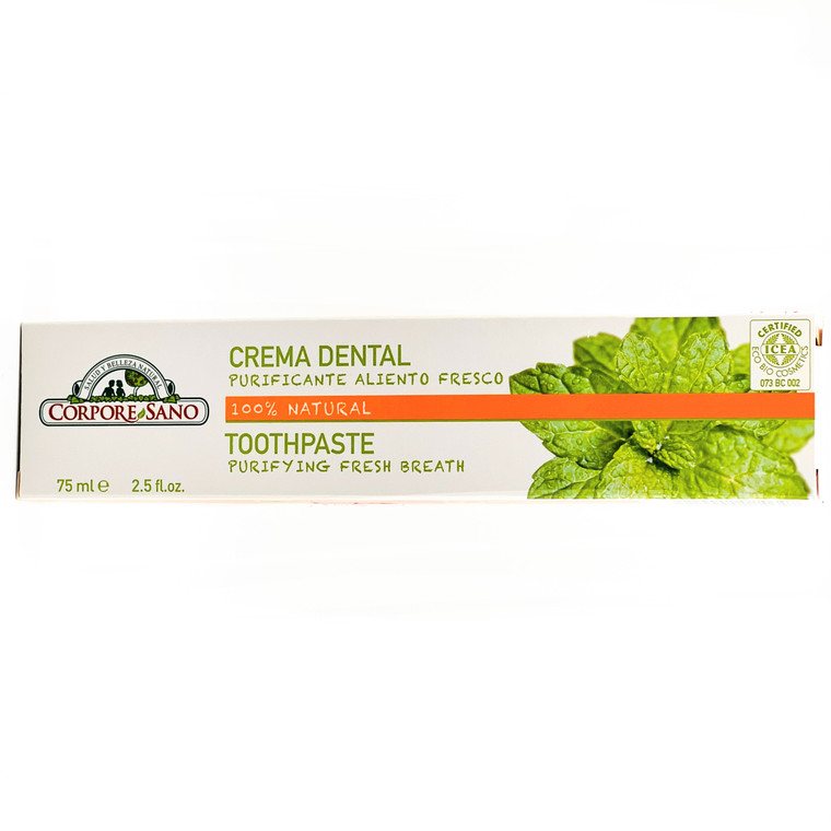 Pasta de dientes aliento fresco | Corpore sano | 75 ml