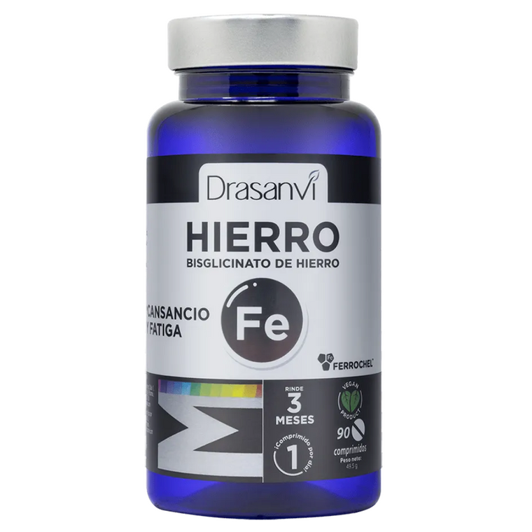 Bisglicinato de hierro | Drasanvi | 90 comprimidos