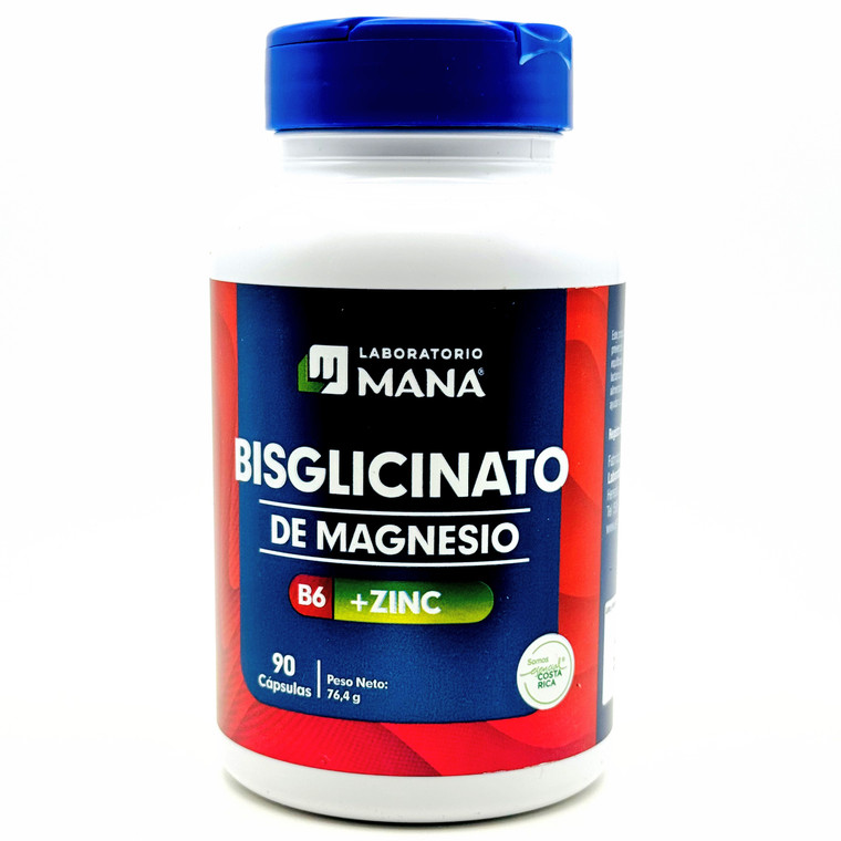 Bisglicinato de magnesio | El maná | 90 cápsulas