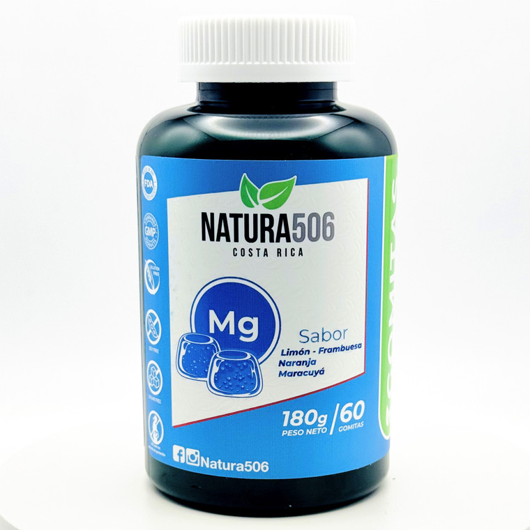 Citrato de magnesio sabores surtidos | Natura 506 | 60 gomitas