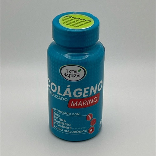 Colágeno Marino | Total Natural | 60 cápsulas