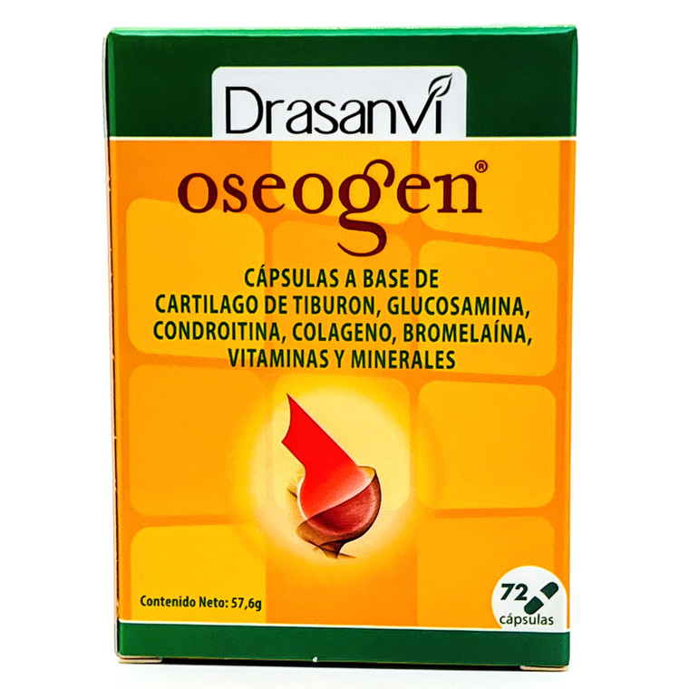 Oseogen cartílago de tiburón | Drasanvi | 72 cápsulas