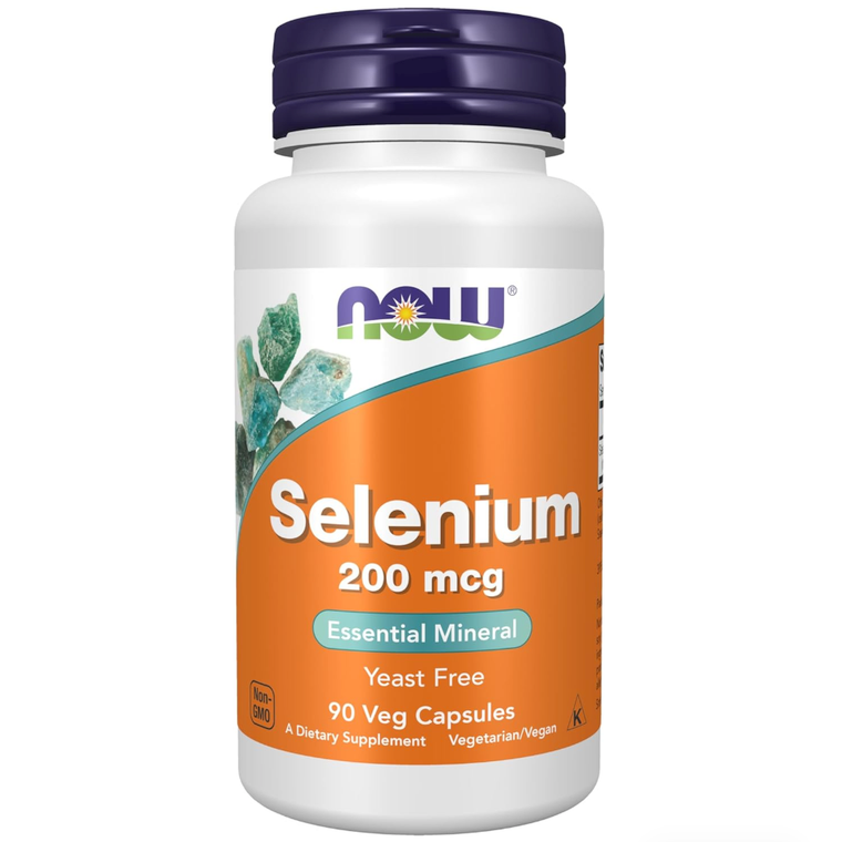 Selenio 200 mcg | NOW | 90 Cápsulas