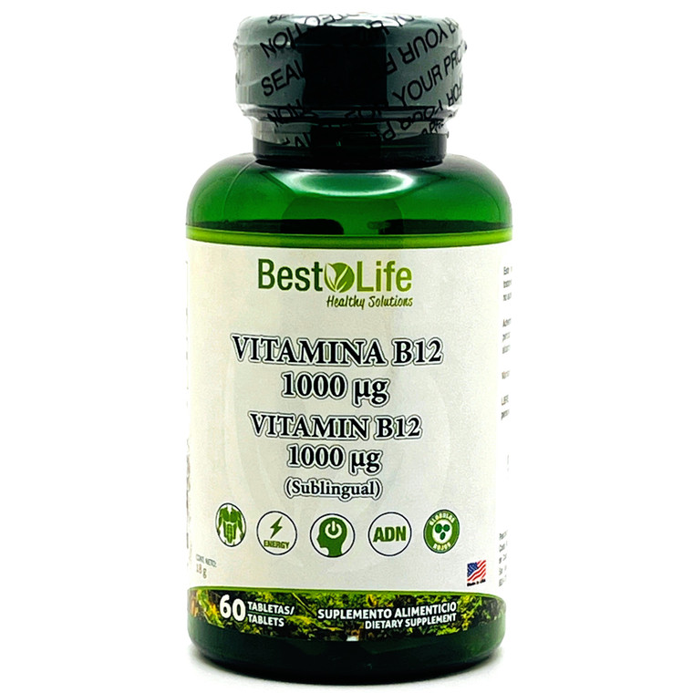 Vitamina B12 | Best Life | 60 tabletas