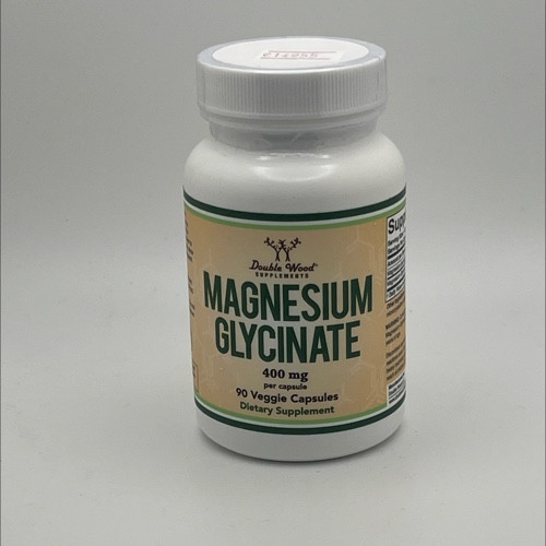Glicinato de Magnesio 400 mg | Double Wood | 90 cápsulas