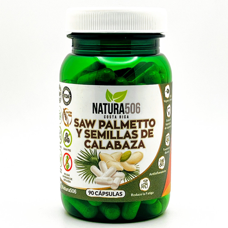 Saw Palmetto y semillas de Calabaza | Natura 506 | 90 cápsulas