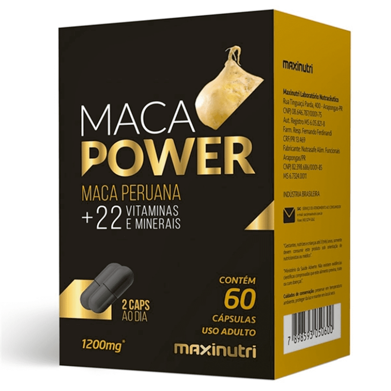 Maca Power | Maxi nutri | 60 Cápsulas