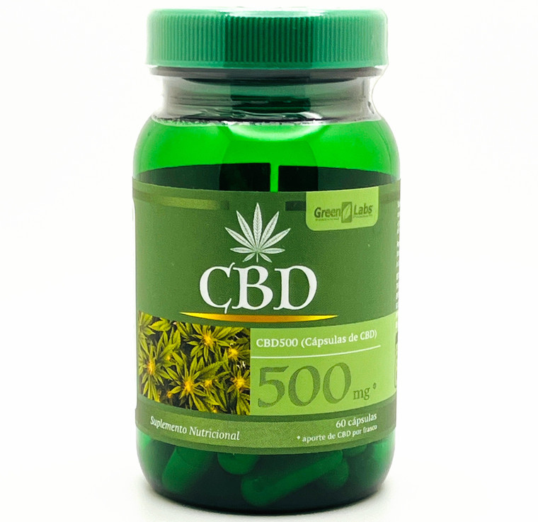 CBD 500 mg | Green Labs | 90 Cápsulas