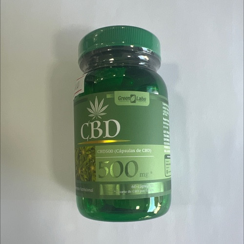 CBD 500 mg | Green Labs | 90 Cápsulas
