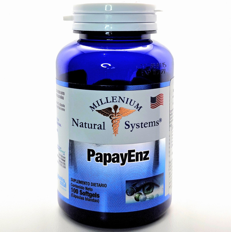 Papaya Enzimas | Millenium | 100 Softgels