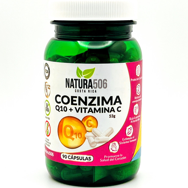 Coenzima Q 10 Vitamina C | Natura 506 | 90 cápsulas