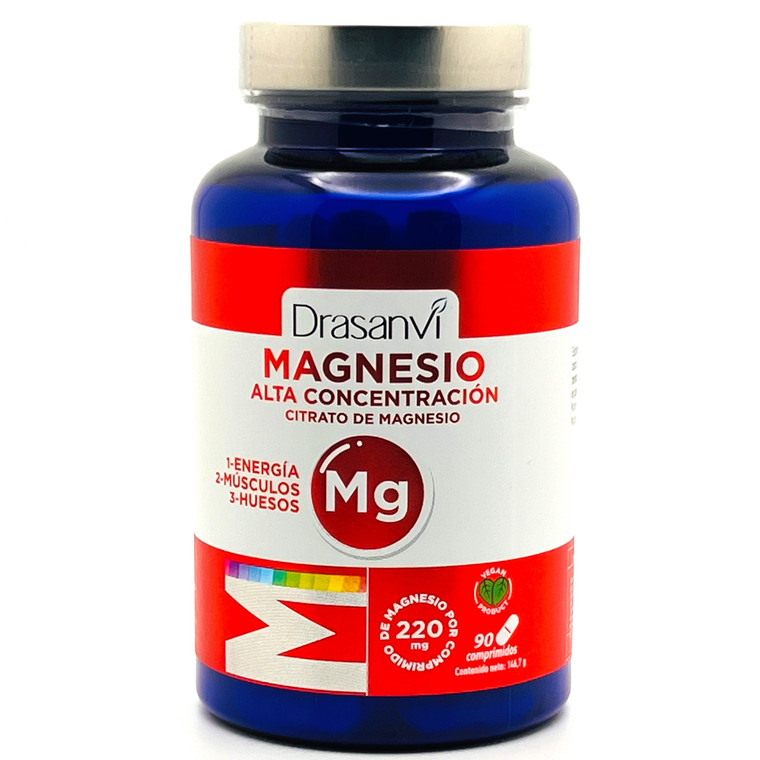 Citrato Magnesio alta concentración | Drasanvi | 90 Comprimidos