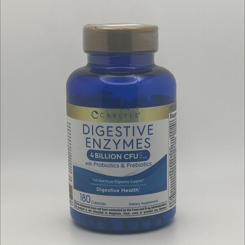 Enzimas Digestivas Probióticos y Prebióticos | Carlyle | 180 C