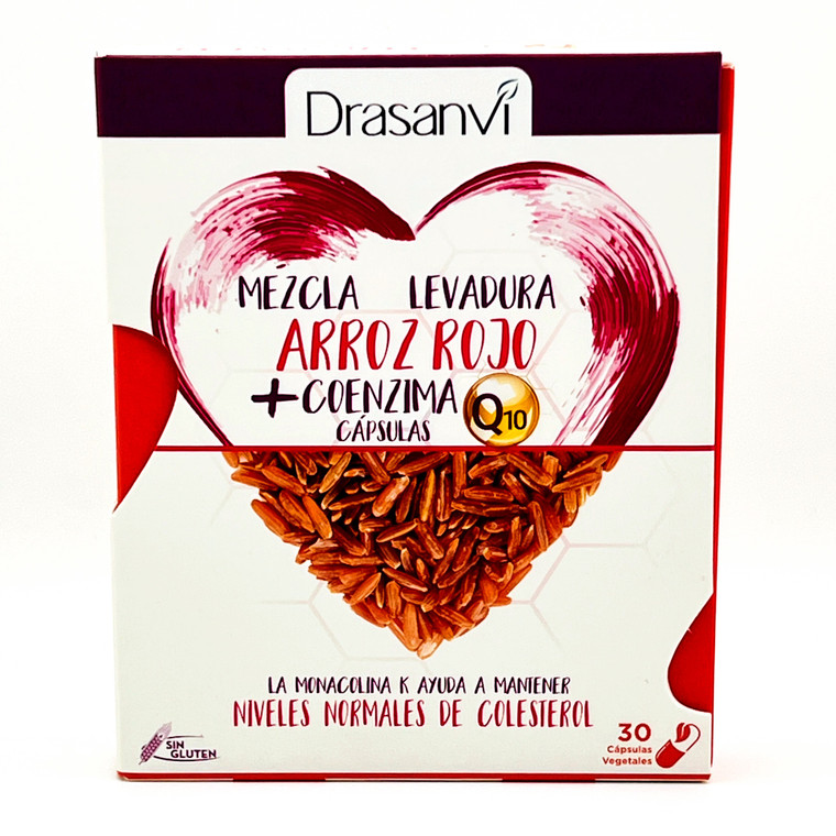 Mezcla de levadura de arroz rojo CoQ 10 | Drasanvi | 30 cápsula