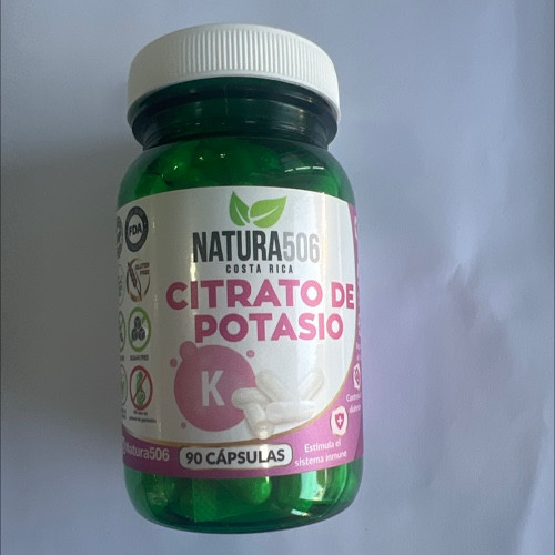 Citrato de Potasio | Natura 506 | 90 cápsulas