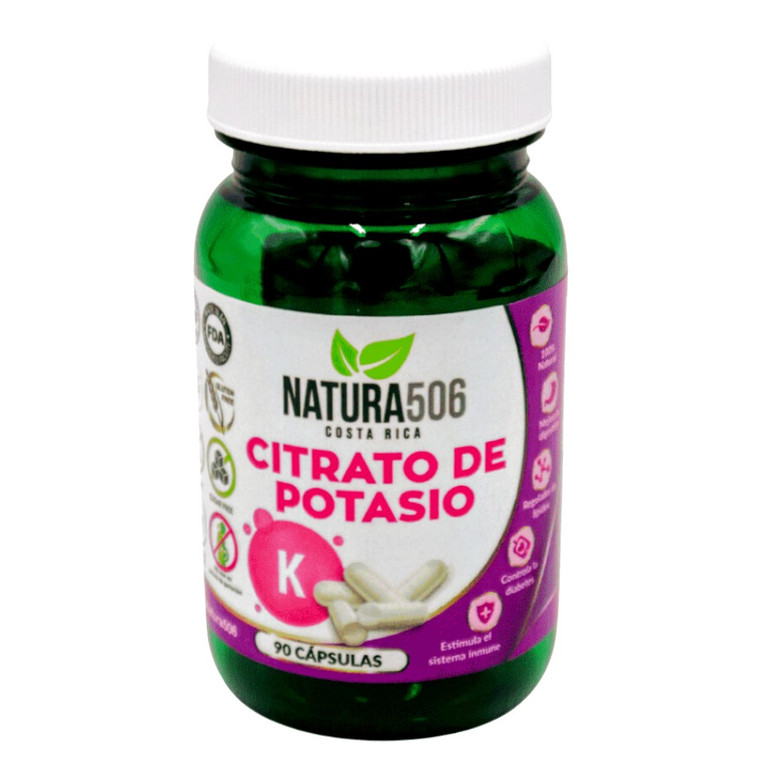 Citrato de Potasio | Natura 506 | 90 cápsulas