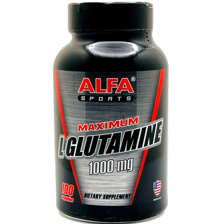 L Glutamina 1000 mg | Alfa Sport | 100 Cápsulas