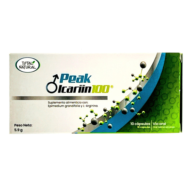 Peak Icariin 100 | Total Natural | 10 Cápsulas