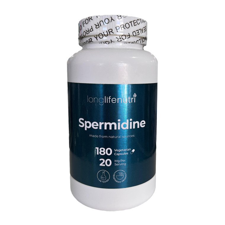 Espermidina 20 mg | Longlifenutri | 180 cápsulas