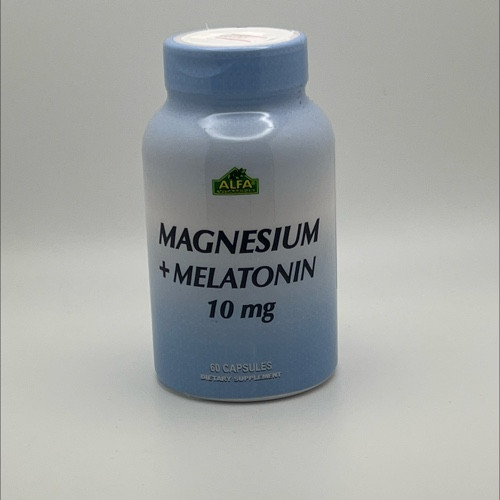 Magnesio con melatonina 10 mg | Alfa Vitaminas | 60 Cápsulas