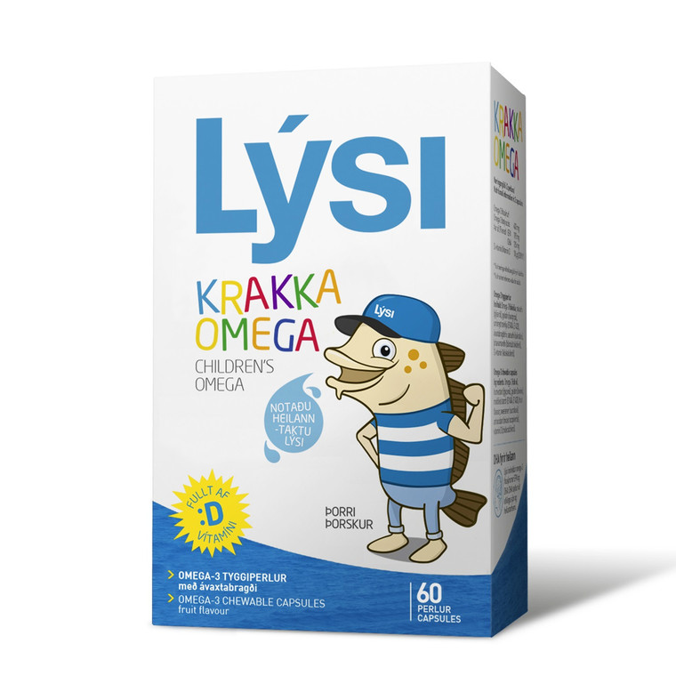 Omega 3 Niños | Lysi | 60 Softgels Masticables