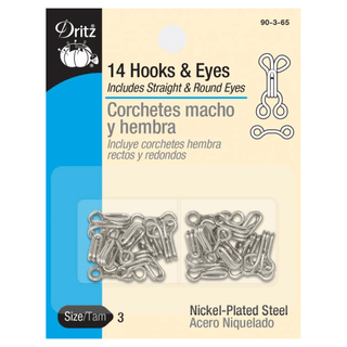 #3 Hooks and Eyes (Chrome)