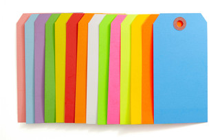 #5 Colored Tags - ATL (Box of 1000)