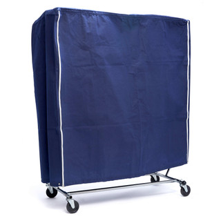 Blue Plasti-Canvas Collapsible Rack Cover