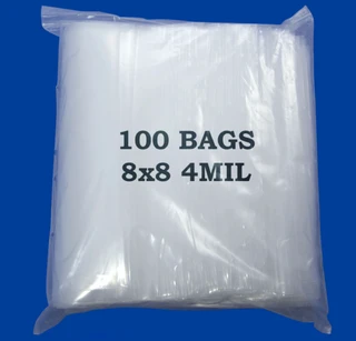 8"x 8" Zip Bag (100 Pack)