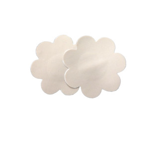 One pair of washable, reusable nude breast petals.