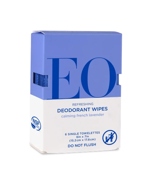 EO Deodorant Wipes (6 Wipes)