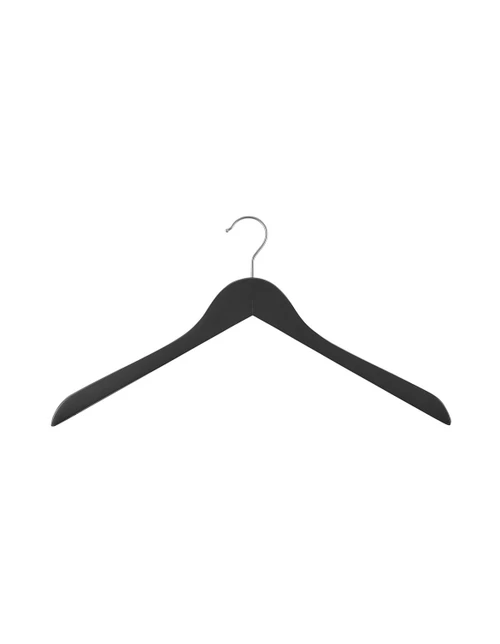 Wood Coat Hanger (17" - Black)