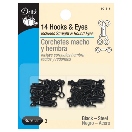 #3 Hooks And Eyes (Black)