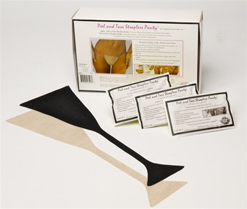 Peel & Toss Strapless Panty ( Black)