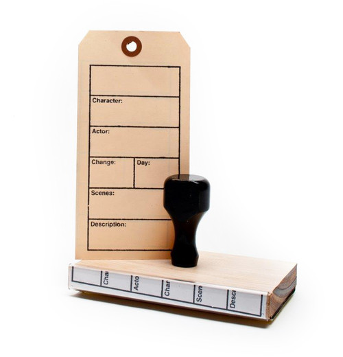 Costumer's Rubber Stamp