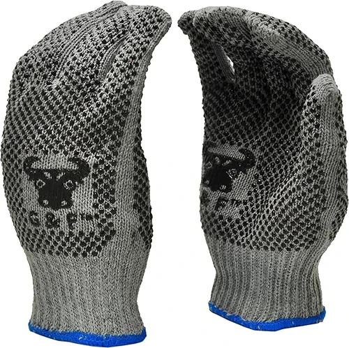 Cotton Work Gloves with PVC Dots