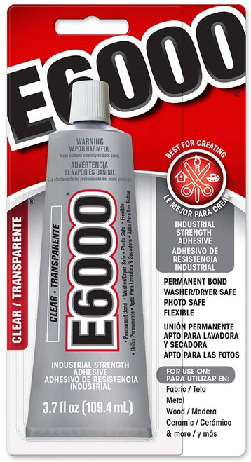 E-6000 Glue - Clear 3.7 oz.
