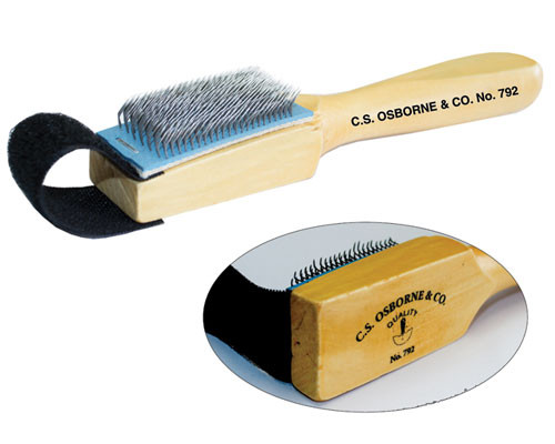 OSBORNE Leather Roughing Brush / Ruffer