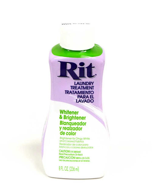 Rit brand Whitener and Brightener for fabrics and textiles.