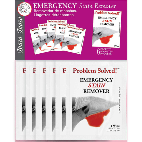 Emergency Stain Remover Wipes (6 Pack)