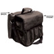 Multi-Compartment Black Tote Bag