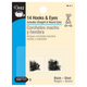 #0 Hooks And Eyes (Black)