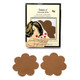Shibue Reusable Flower-Shaped Cover Ups - Mocha (1 Pair)