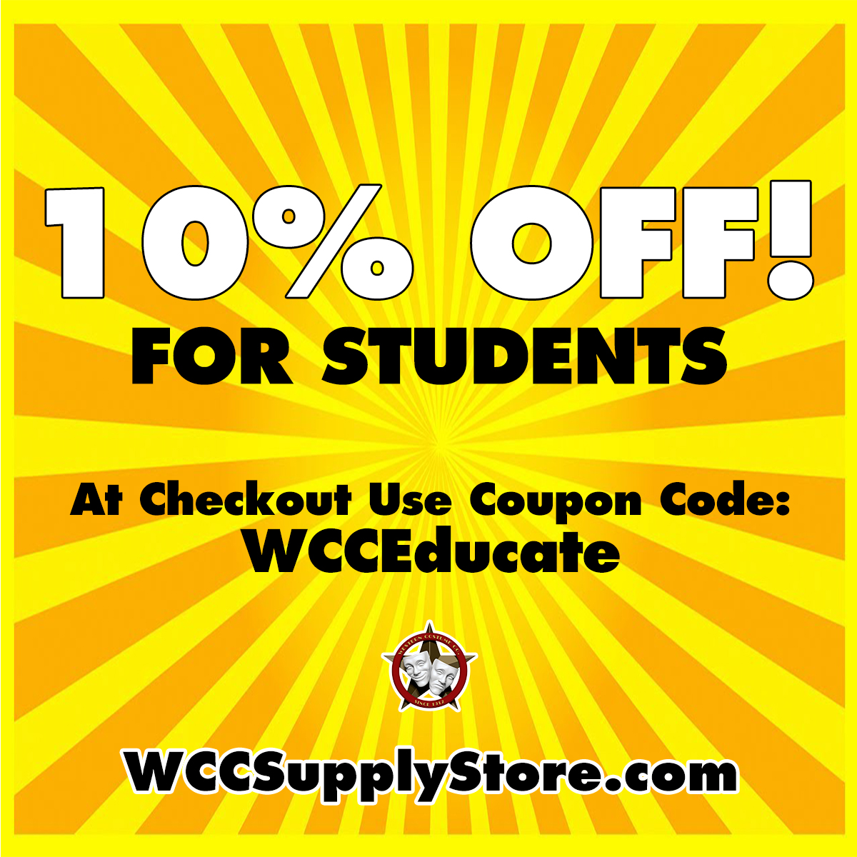 10% Off for Students 