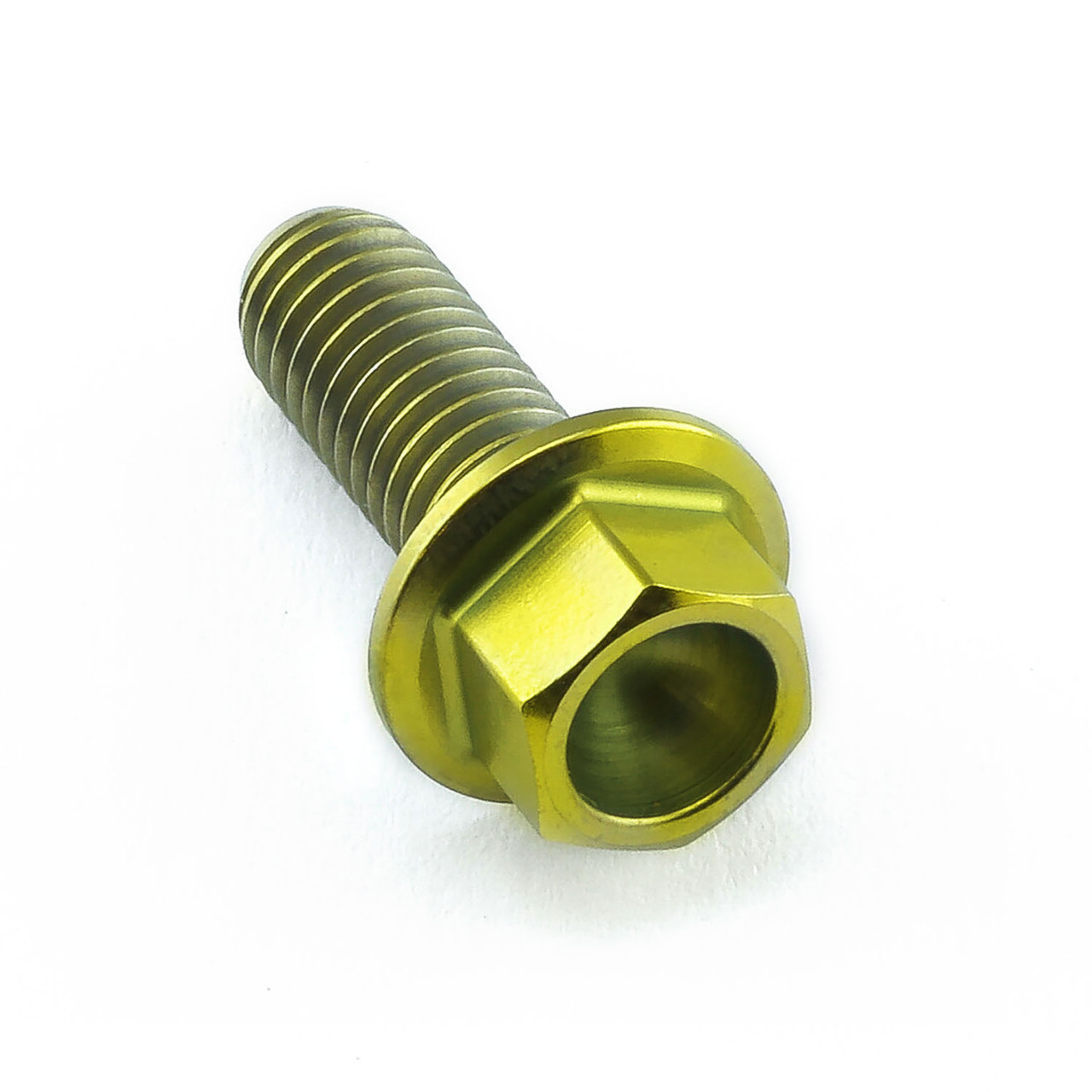 Titanium Flanged Hex Head Bolt M6x(1.00mm)x16mm | Pro-Bolt