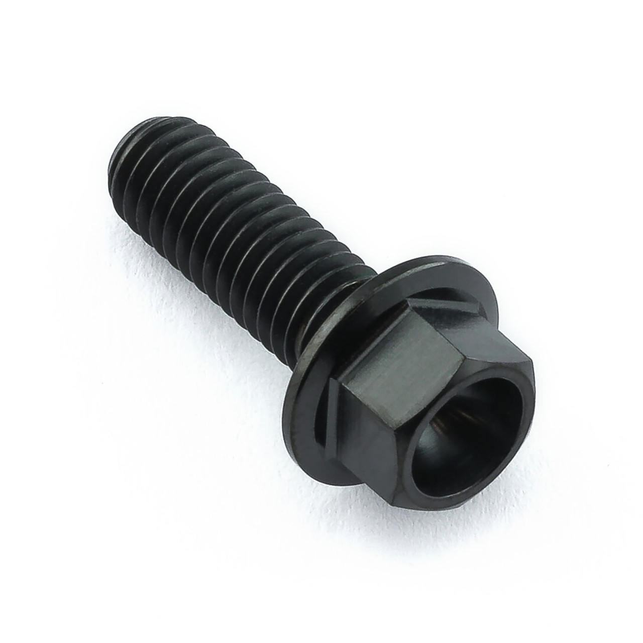Titanium Flanged Hex Head Bolt M6x(1.00mm)x18mm | Pro-Bolt