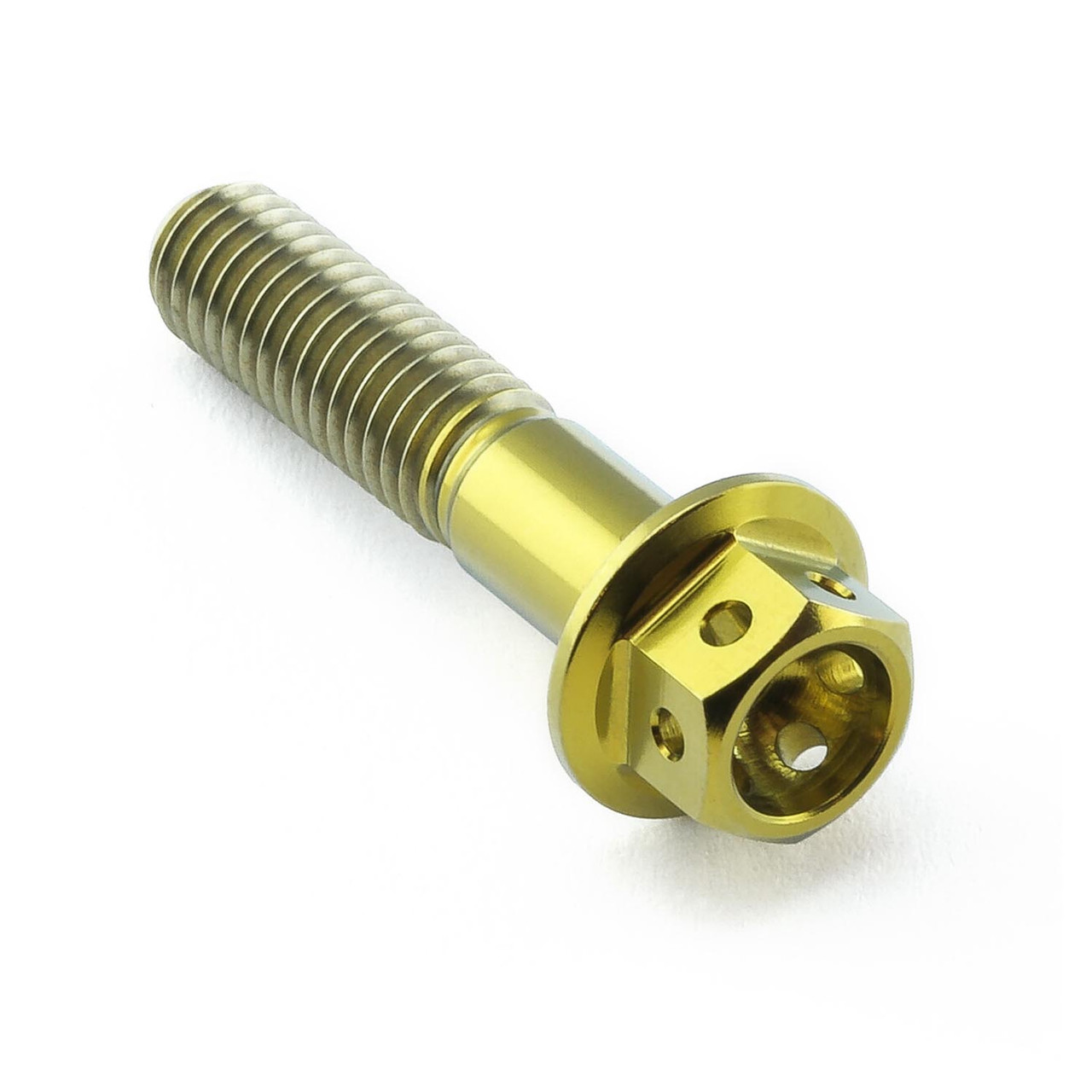 Titanium Flanged Hex Head Bolt M6x(1.00mm)x28mm Race Spec | Pro-Bolt