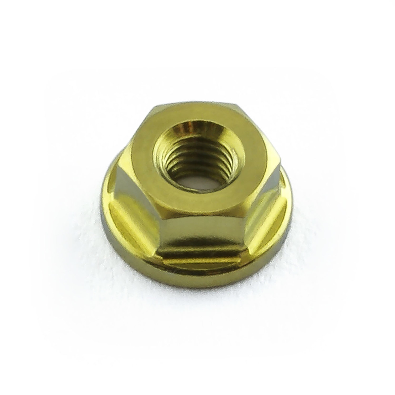Titanium Flanged Nut M3x(0.50mm) | Pro-Bolt