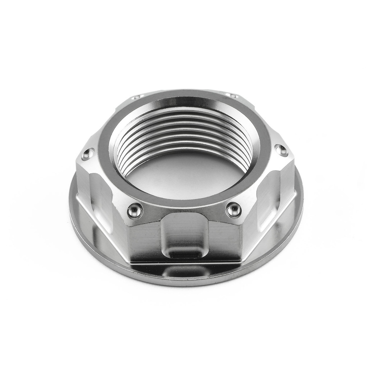 Titanium Yoke Nut Open Flanged M24x(1.50mm) | Pro-Bolt